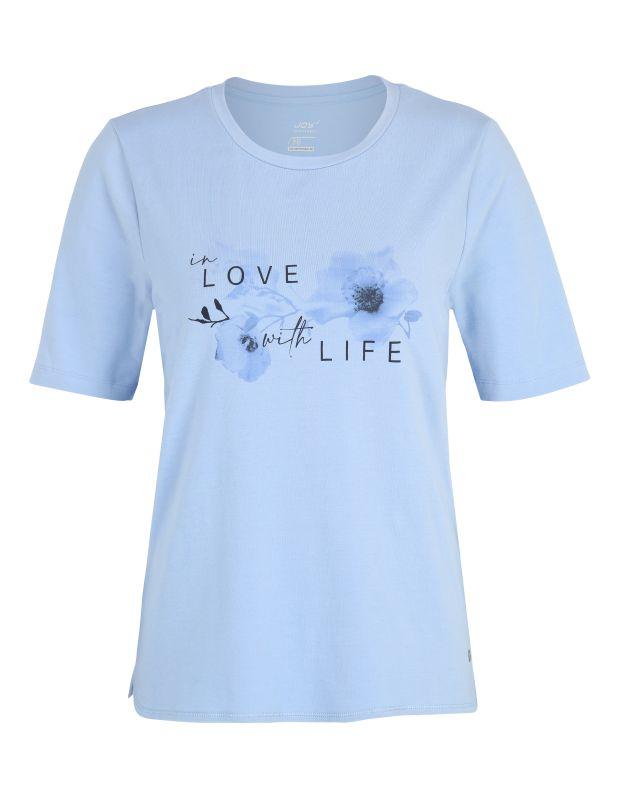Joy Sportswear T-Shirt LUZIE Lockeres Shirt mit floralem Front-Print Rabatte dieses Monats