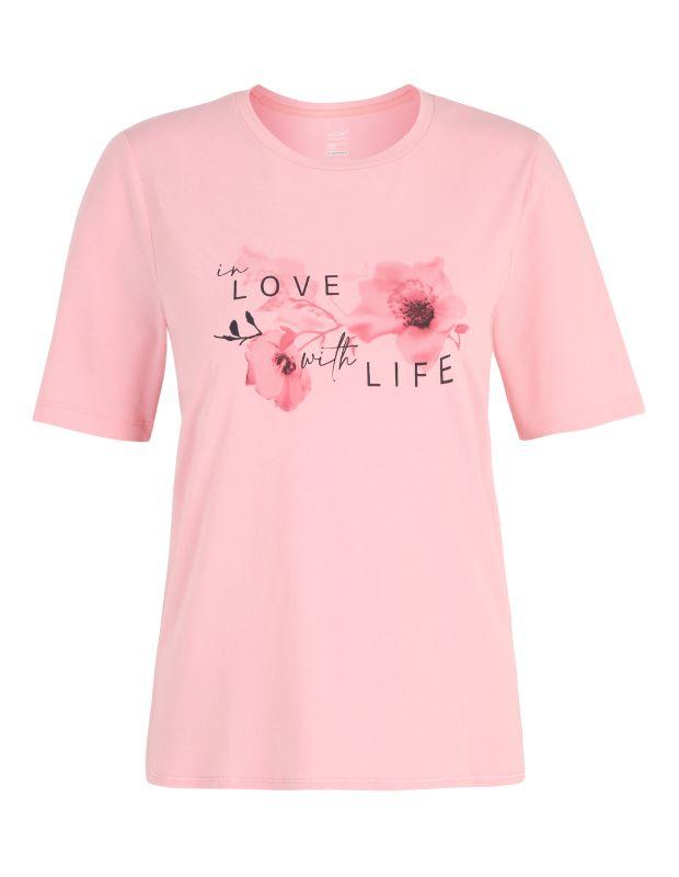 Joy Sportswear T-Shirt LUZIE Lockeres Shirt mit floralem Front-Print 2025