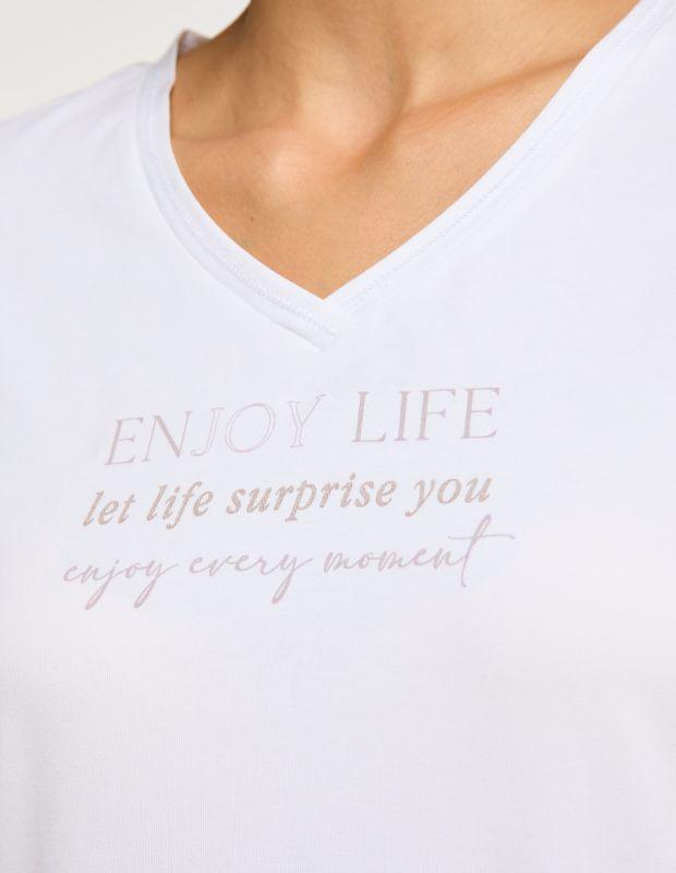 Joy Sportswear T-Shirt JIL Stilvolles T-Shirt mit abgerundetem Saum Großer Ausverkauf