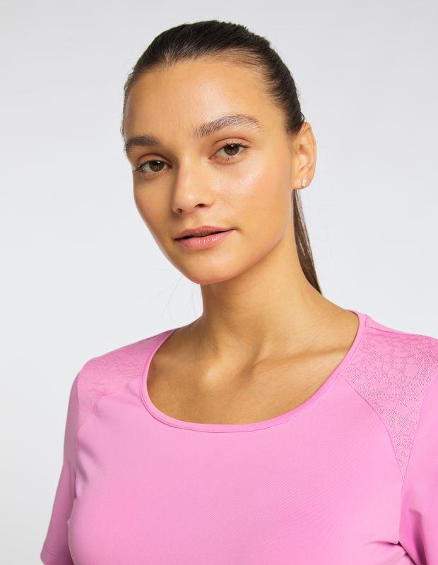 Joy Sportswear T-Shirt HANNA Sportives T-Shirt mit Jacquardeinsatz Online Outlet