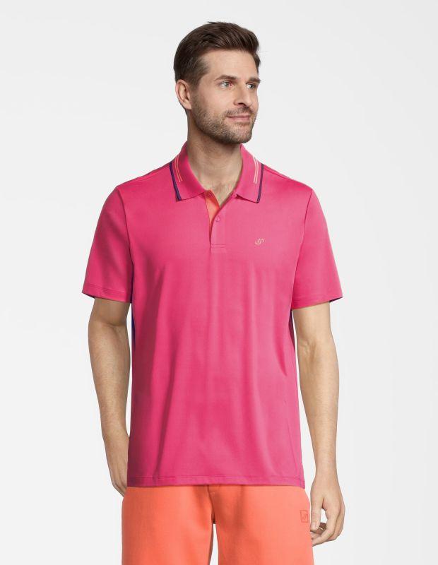 Joy Sportswear POLOSHIRT G-Style Poloshirt mit platzierten Jacquard im Rückteil