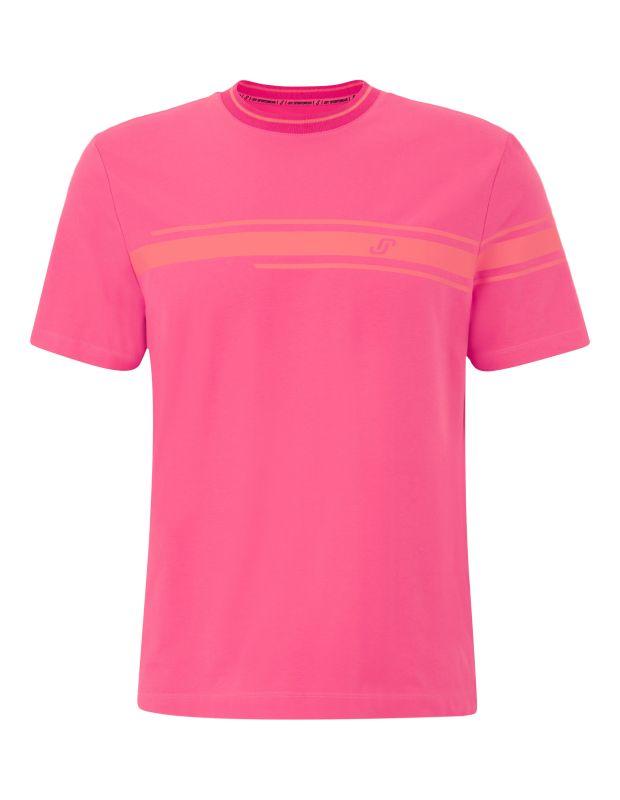 Joy Sportswear T-SHIRT JERSEY G-Style T-Shirt mit Streifen- und Label Print Super Sparpreis