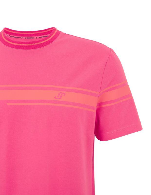 Joy Sportswear T-SHIRT JERSEY G-Style T-Shirt mit Streifen- und Label Print Super Sparpreis