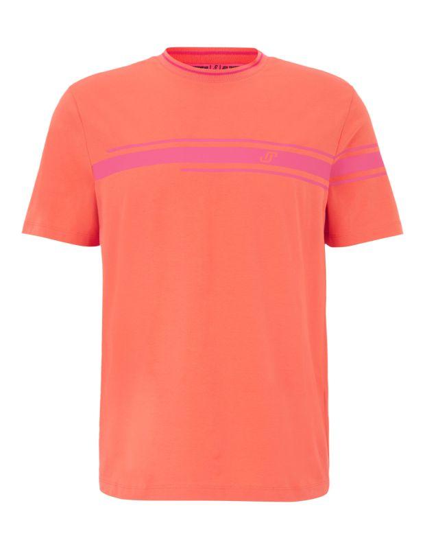 Joy Sportswear T-SHIRT JERSEY G-Style T-Shirt mit Streifen- und Label Print Letzte 3 Tage