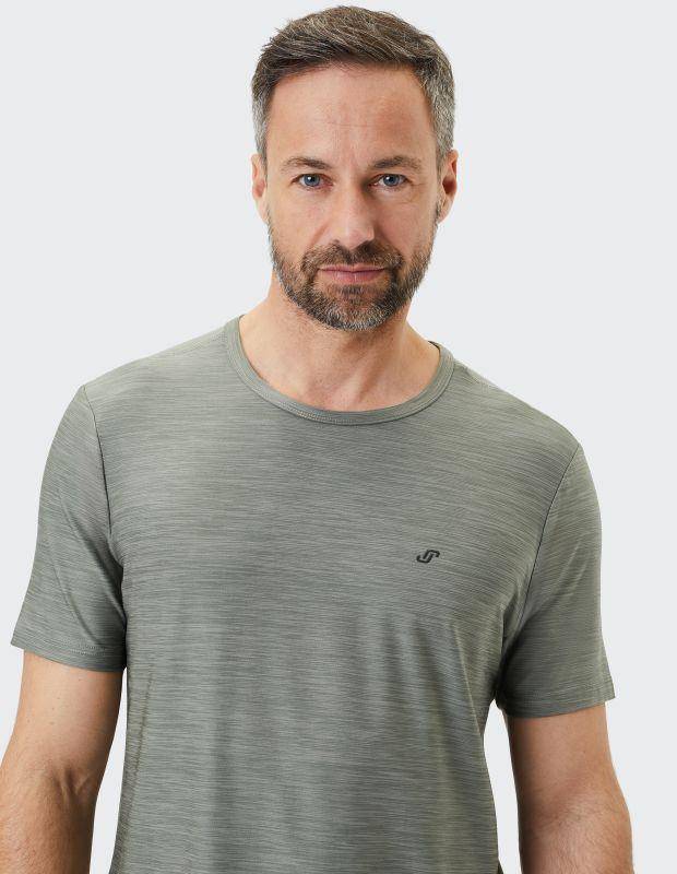Joy Sportswear T-Shirt VITUS Frischer Look durch meliertes Material Auslauf