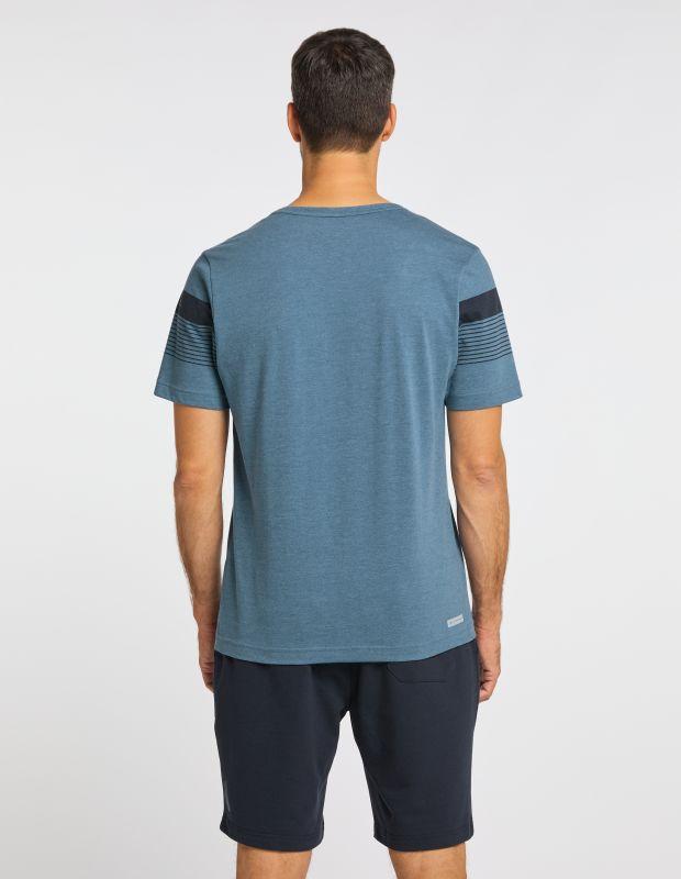 Joy Sportswear T-Shirt MATTIA T-Shirt mit moderner Streifengrafik Sonderangebot der Fabrik