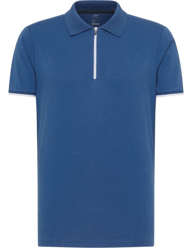 Joy Sportswear Poloshirt MIO Poloshirt mit Kontraststreifen Fabrikladen