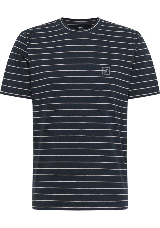 Joy Sportswear Sportshirt DELIAN Gestreiftes T-Shirt aus 100% Baumwolle 50% Rabatt für begrenzte Zeit