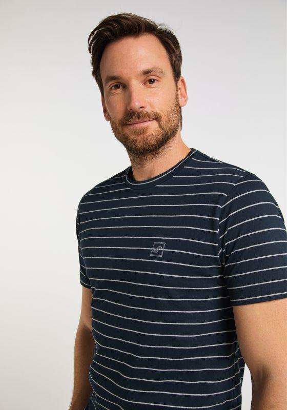 Joy Sportswear Sportshirt DELIAN Gestreiftes T-Shirt aus 100% Baumwolle 50% Rabatt für begrenzte Zeit