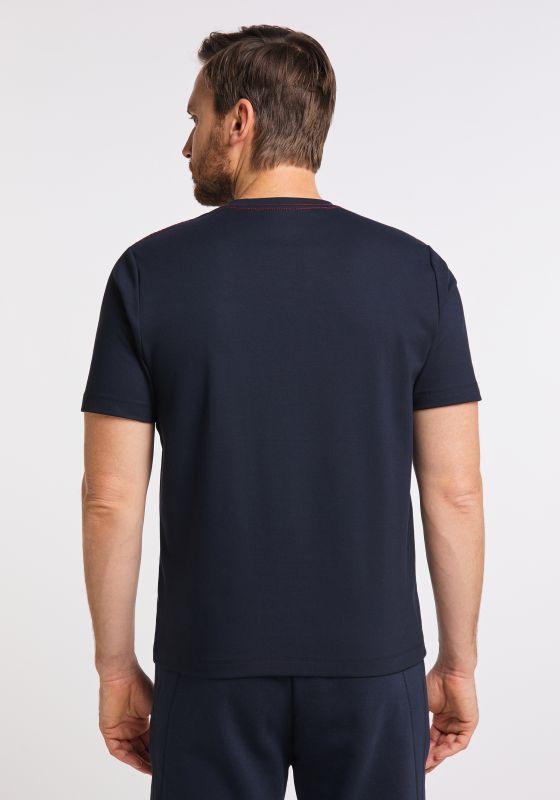 Joy Sportswear Sportshirt MARIUS V-Neck T-Shirt mit Logo Patch Kostenloser Versand