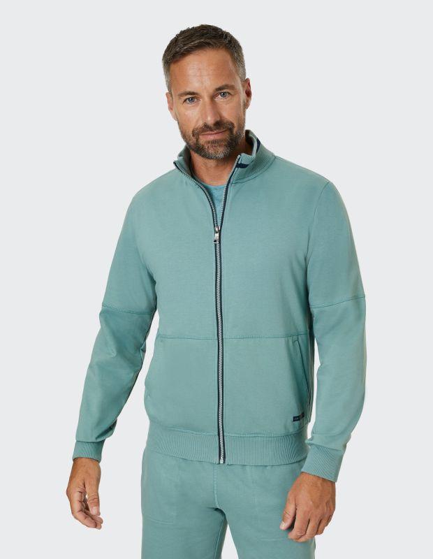 Joy Sportswear Jacke SVEN Sweatjacke mit Kontraststreifen im Kragen Muttertagsangebot