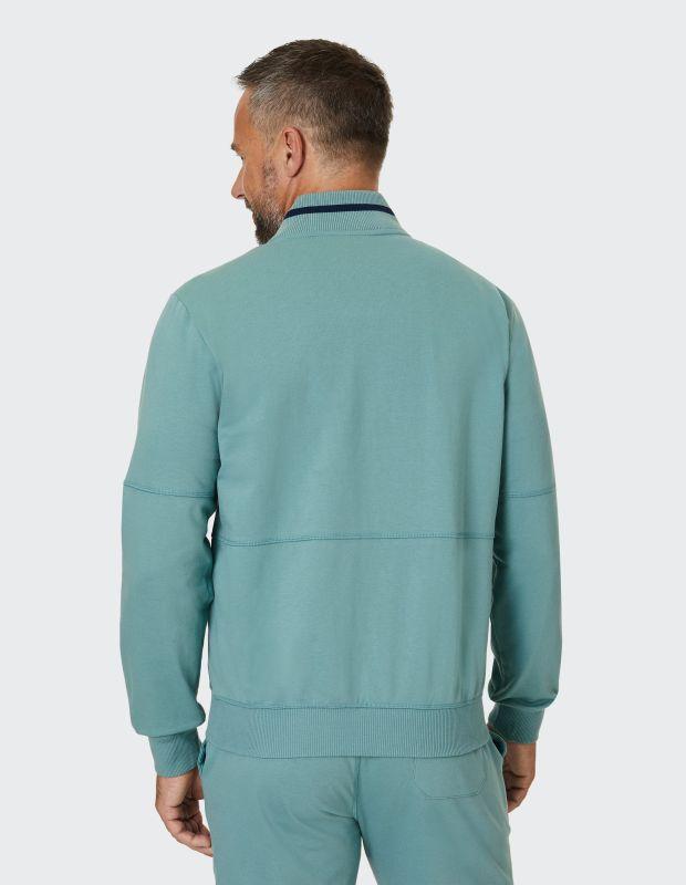 Joy Sportswear Jacke SVEN Sweatjacke mit Kontraststreifen im Kragen Muttertagsangebot