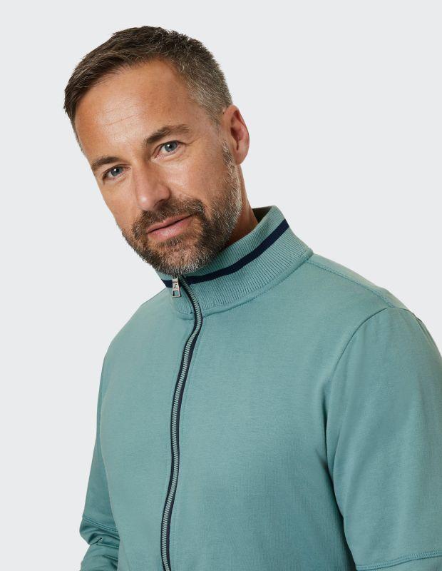 Joy Sportswear Jacke SVEN Sweatjacke mit Kontraststreifen im Kragen Muttertagsangebot