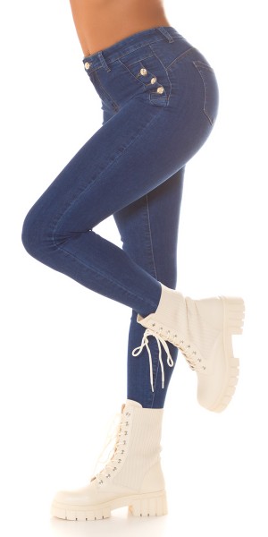 Koucla Trendy Musthave Biker Look Stiefeletten gerippt Letzte 2 Tage