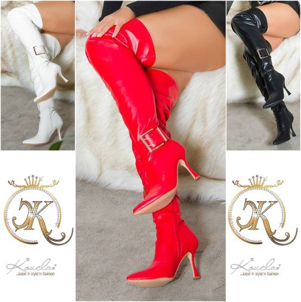 Koucla Sexy Overknees mit Schnalle Zeitbegrenzte Promotion