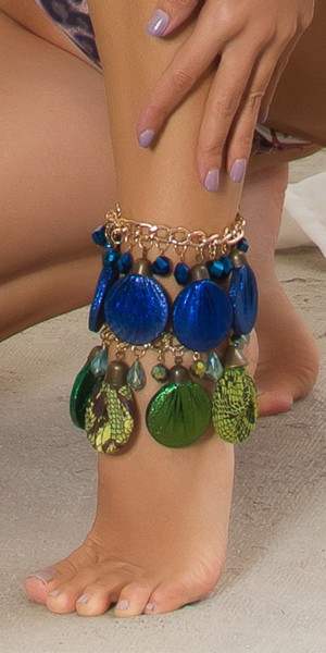 Koucla Trendy Fußkette mit Perlen Festival Style Letzte 3 Tage