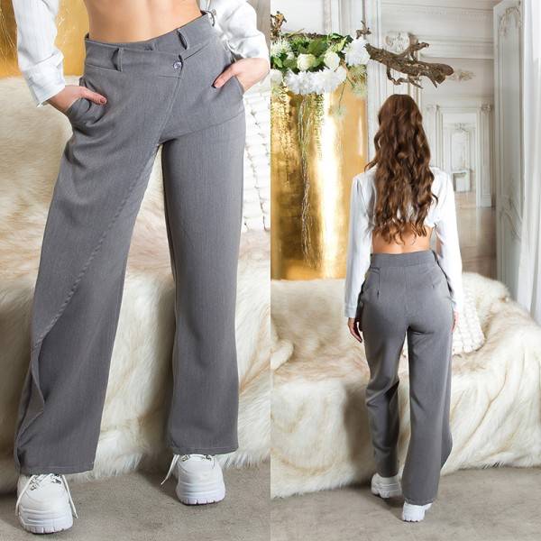 Koucla Sexy Koucla Highwaist Hose asymetrisch Versandkostenfrei