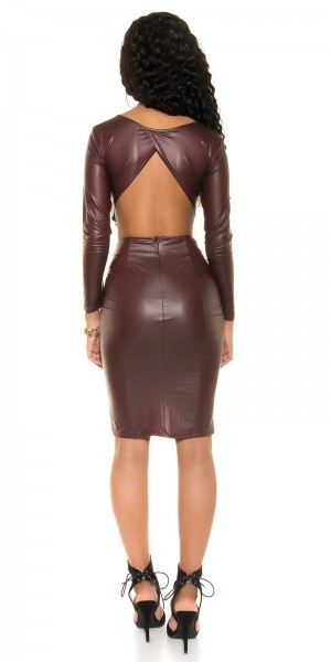 Koucla Sexy KouCla Wetlook Crop Shirt Rückenfrei Valentinstagsangebot