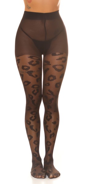 Koucla Sexy Strumpfhosen mit Print "Leo" Hotsell