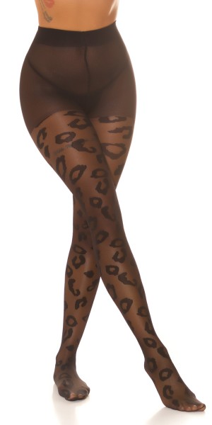 Koucla Sexy Strumpfhosen mit Print "Leo" Hotsell