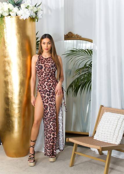 Koucla Sexy Koucla Mesh Maxikleid / Cover-Up Valentinstagsangebot
