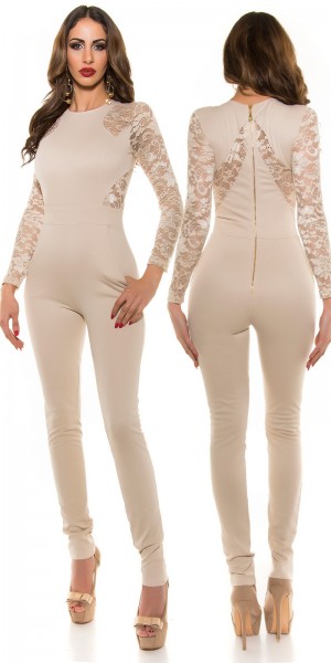 Koucla Sexy KouCla Spitzenoverall mit Reißverschluss Hotsell