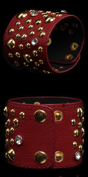 Koucla Sexy Armband mit Nieten und Strass Begrenzt auf 3 Tage