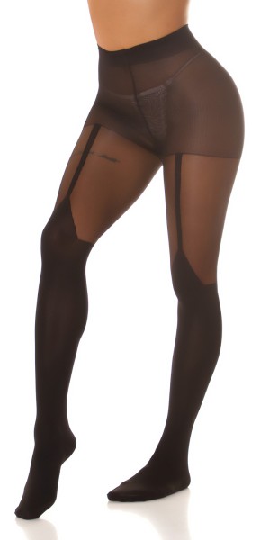 Koucla Sexy Strumpfhose in Strumpfhalter Optik im Angebot