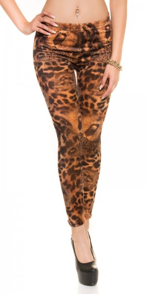 Koucla Sexy flauschige Leoleggings mit Leoface Meist gekauft