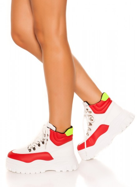 Koucla Trendy Plateau Sneakers Großer Ausverkauf