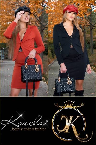 Koucla Sexy Koucla Taillierter Business Blazer Saisonale Angebote
