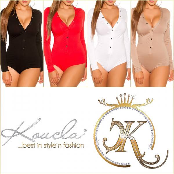 Koucla Sexy KouCla Body mit Druckknopfleiste Tiefpreis