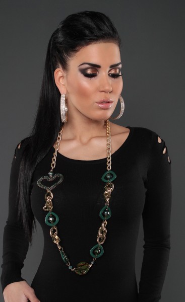 Koucla Trendy Kette mit Perlen Versandkostenfrei