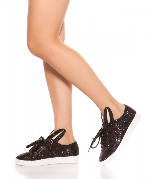 Koucla Trendy Glitzer-Sneakers Valentinstagsangebot