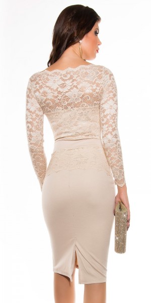 Koucla Sexy KouCla Midi-Dress mit Spitze Cyber Monday