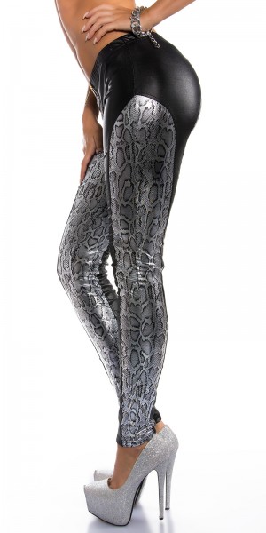 Koucla Sexy KouCla Skinny WetLook Pants mit Zipp Tiefpreis