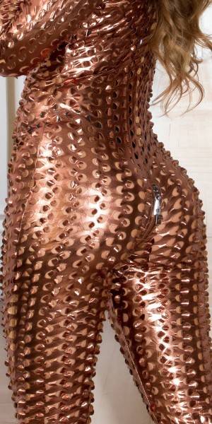 Koucla Sexy KouCla Wetlook Catsuit mit two way zip Letzte 3 Tage