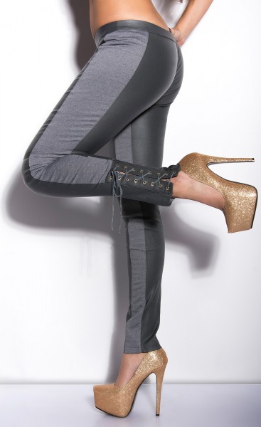 Koucla Sexy KouCla Treggings mit Schnürung am Bein 50% Rabatt mit kostenlosem Versand