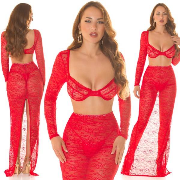 Koucla Sexy Koucla Spitzen Crop Top 2025