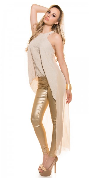 Koucla Sexy KouCla HighLow Party Necktop transparent Rabatt