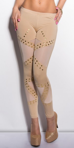Koucla Sexy KouCla Leggings mit Nieten Begrenztes Angebot
