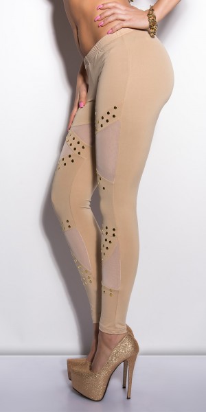 Koucla Sexy KouCla Leggings mit Nieten Begrenztes Angebot