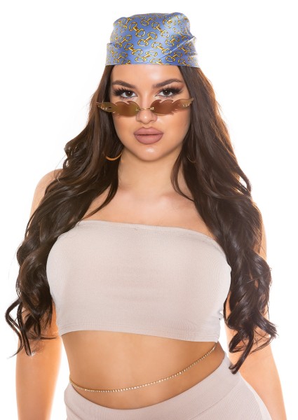Koucla Sexy luxury BandanaTuch/Top mit Kettenmuster Verkauf