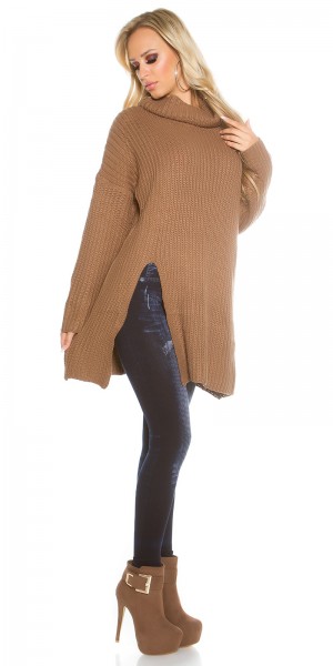 Koucla Trendy KouCla Oversize Rollkragen Strickpullover Cyber Monday