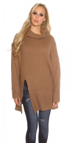 Koucla Trendy KouCla Oversize Rollkragen Strickpullover Cyber Monday
