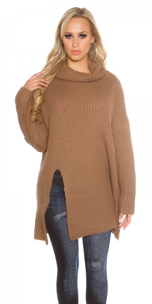 Koucla Trendy KouCla Oversize Rollkragen Strickpullover Cyber Monday