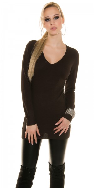 Koucla Trendy Koucla Longpullover mit Spitze Neuheiten