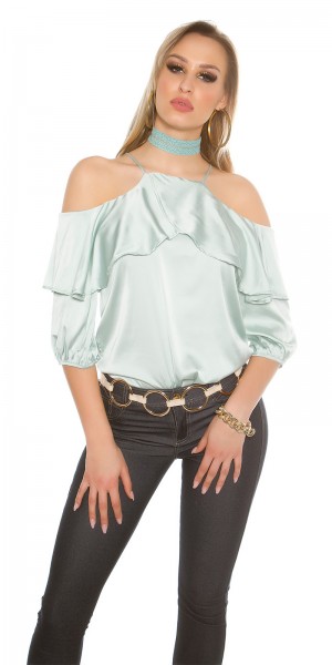 Koucla Trendy Häkelchoker mit Goldfaden VIP-Rabatte