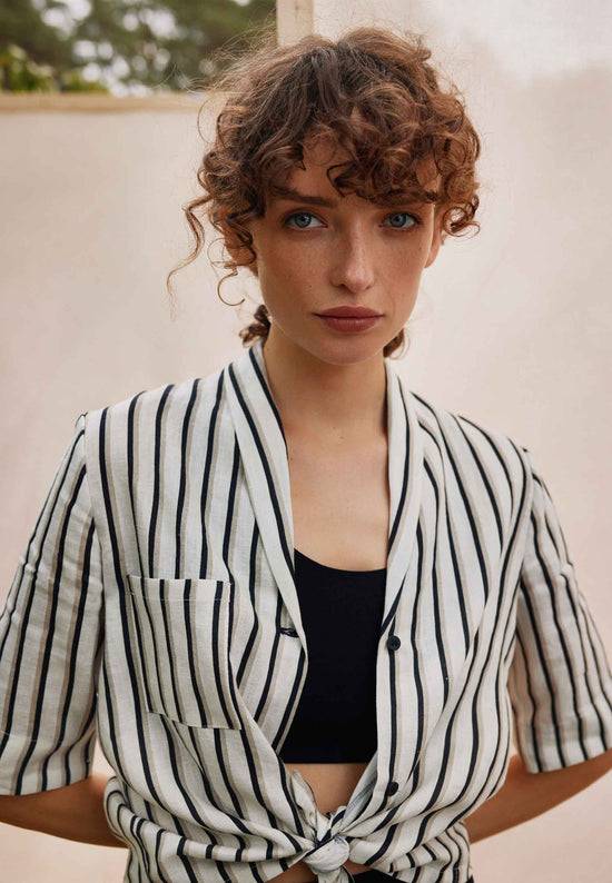 Lana Natural Wear Bluse, Modell Teresita mit Tasche Versandkostenfrei