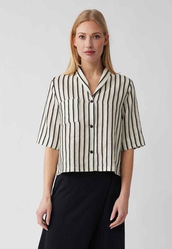 Lana Natural Wear Bluse, Modell Teresita mit Tasche Versandkostenfrei